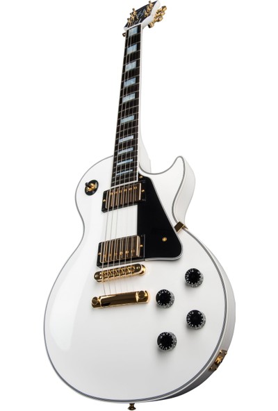 Gibson Les Paul Custom Elektro Gitar (Alpine White)
