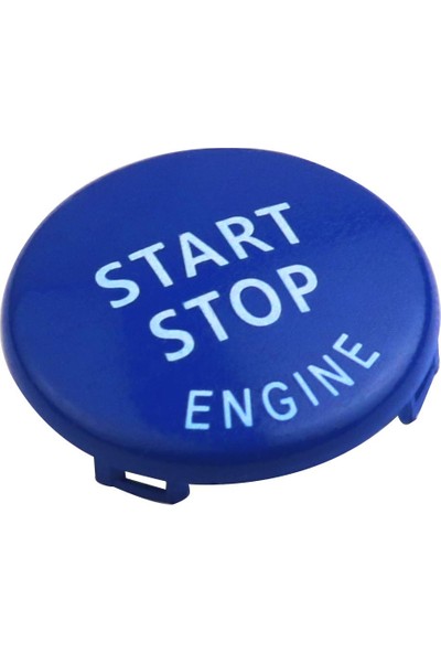 Zigver Bmw E87 E90 E60 E70 E71 X5 X6 Start Stop Düğmesi - Mavi