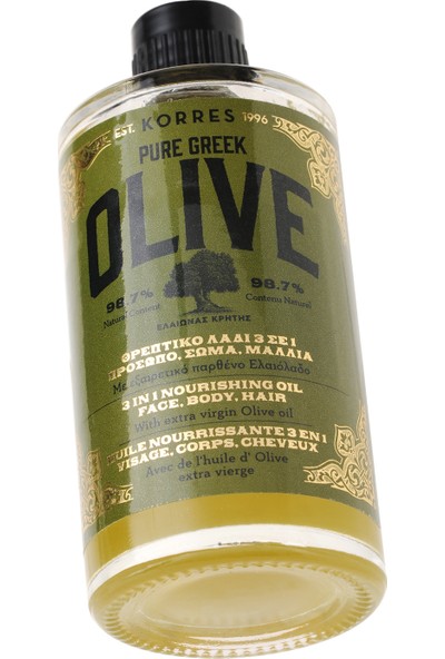 Olive Korres Vücut Yağı, Bedensiz, Renksiz