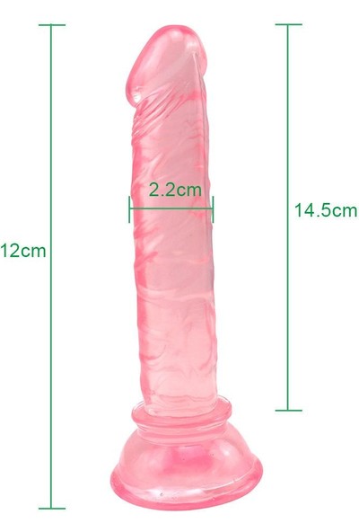 Joytoy Ince Parmak Penis Anal Vajinal Pembe Dildo Plug