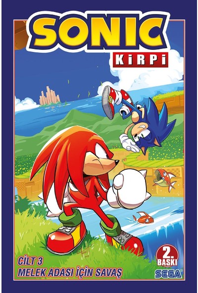 Kirpi Sonic Cilt 3 - Melek Adası İçin Savaş (2.Baskı)
