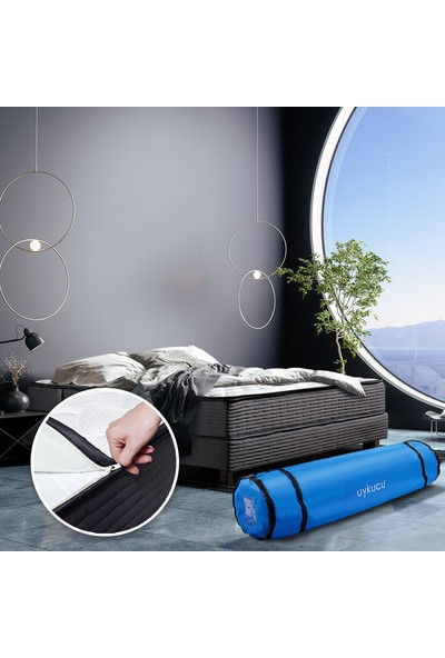Yatsan Uykucu Fresh Bliss Çıkarılabilir Pedli Bambu Yatak / Tek Kişilik - 90x190