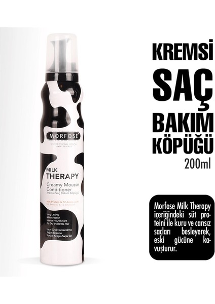 Morfose Köpük Milk Therapy Saç Bakım Köpüğü 200 ml fiyatları