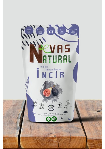 Dondurularak Kurutulmuş Freeze Dried Incir 30 gr