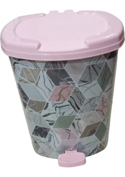 Desenli̇ Pedalli Çöp Kutusu 22 Lt
