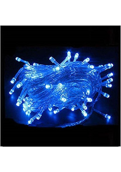 100 Yılbaşı Mavi LED Işık