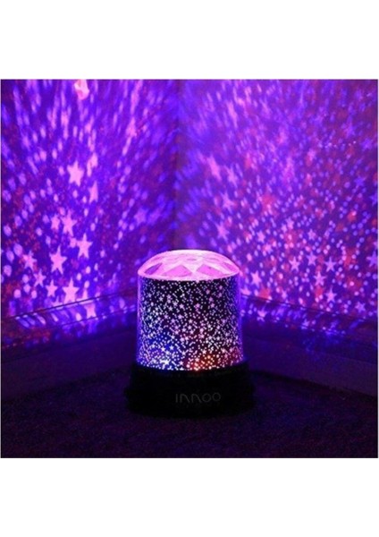 Gökyüzü Dönen Gece Lambası Yıldız Yansıtmalı LED Lamba Projeksiyon Gece Lambası fiyatları