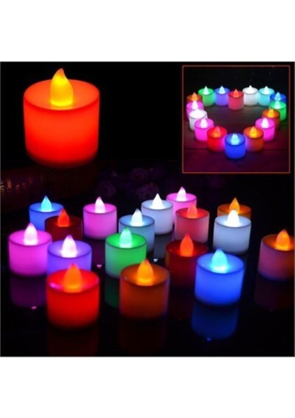 Mini LED Mum - Mor 1 Adet