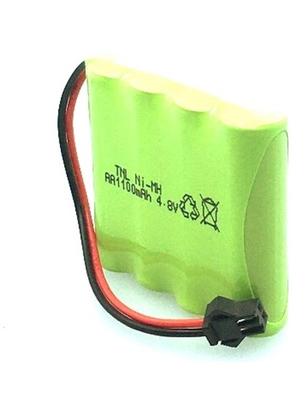 4.8V 1100MAH Siyah Soketli Oyuncak Araba Pili