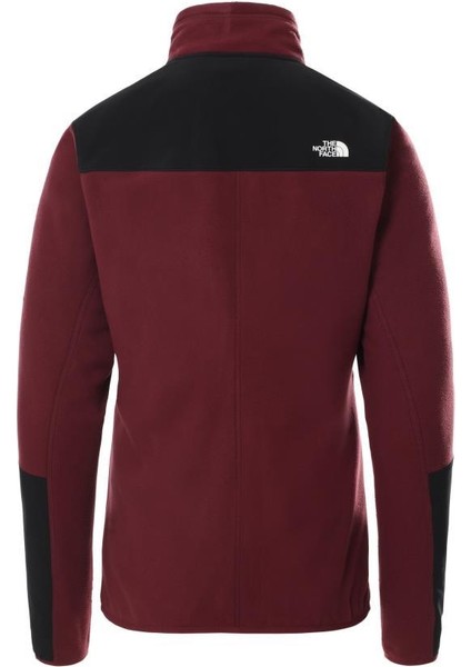 The North Face Diablo Midlayer Tam Fermuarlı Kadın Polar Bordo