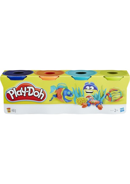 Play Doh 4 Renk Oyun Hamuru 448 gr ( 4'lü 16 Adet Koli Içeriği)