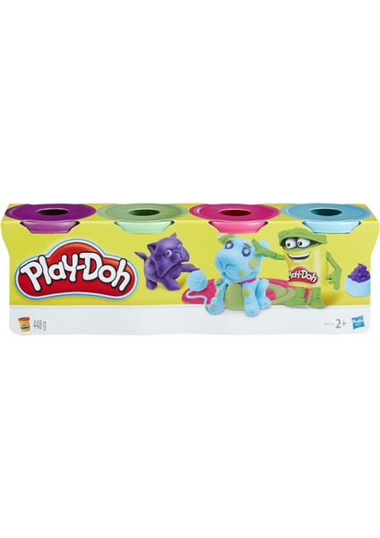 Play Doh 4 Renk Oyun Hamuru 448 gr ( 4'lü 16 Adet Koli Içeriği)