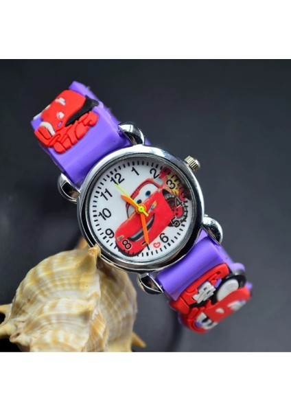 Çocuk Kol Saati Araba Kol Saati mavi