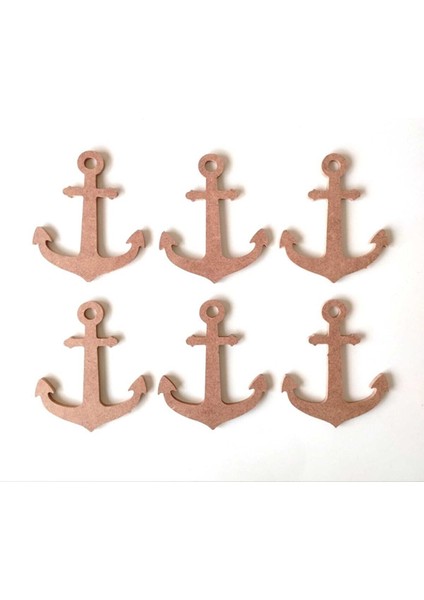 6'lı Mini Çapa Desenli Boyanabilir Ham Mdf 6 mm