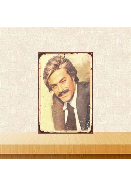 Kadir Inanır 20-30 cm Retro Ahşap Poster