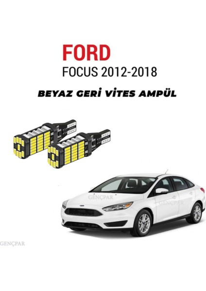 Ford Focus 3 LED Geri Vites Ampul Beyaz **yüksek Işık**