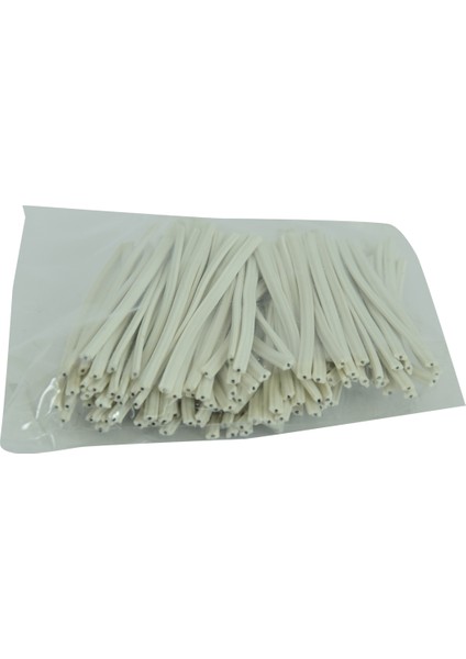 Bağlama Teli Tel Klips Pvc Kaplamalı Beyaz 100 gr Takribi 100 Adetli 1 Paket indirimleri