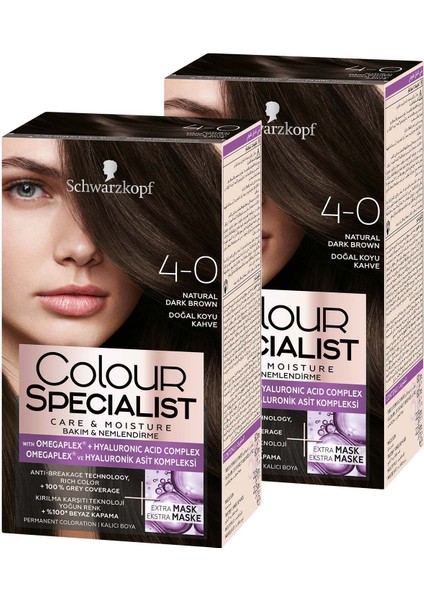 Saç Boyası Doğal Koyu Kahve 4.0 X 2 Adet fiyatları