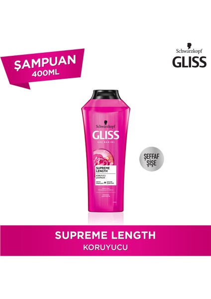 Supreme Length Şampuan 400 Ml X 2 Adet