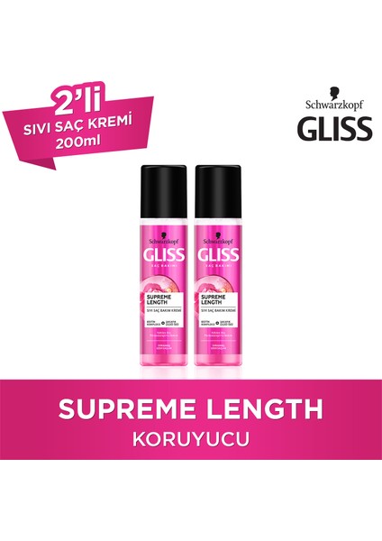 Supreme Length Sıvı Saç Kremi 200 Ml X 2 Adet