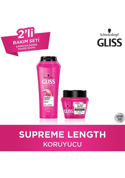 Supreme Length Şampuan 500 Ml + Maske