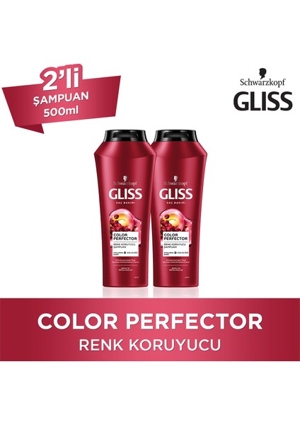Color Perfector Renk Koruyucu Şampuan 500 Ml X 2 Adet