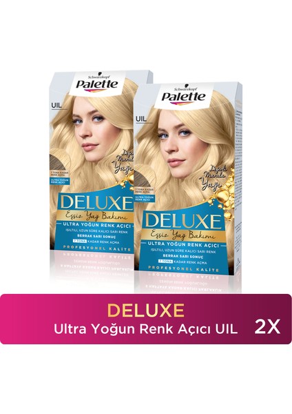 Deluxe Saç Boyası Uil Ultra Yoğun Renk Açıcı X 2 Adet