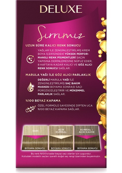 Deluxe Saç Boyası 7-0 Kumral X 2 Adet