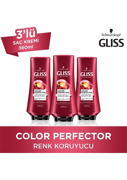 Color Perfector Renk Koruyucu Saç Kremi 360 Ml X 3 Adet