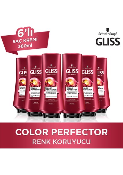 Color Perfector Renk Koruyucu Saç Kremi 360 Ml X 6 Adet