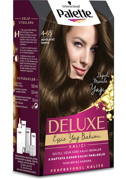 Deluxe Saç Boyası 4-65 Kahve X 2 Adet