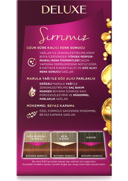 Deluxe Saç Boyası 6-70 Kahve Bakır X 2 Adet fırsatları
