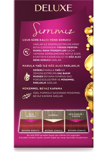 Deluxe Saç Boyası 6-888 Sonbahar Kızılı X 2 Adet fırsatları
