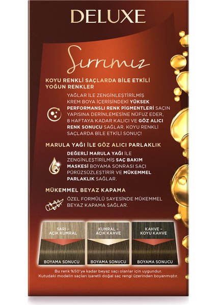 Deluxe Saç Boyası Yoğun Renkler 7-1 Asil Kumral X 2 Adet fırsatları