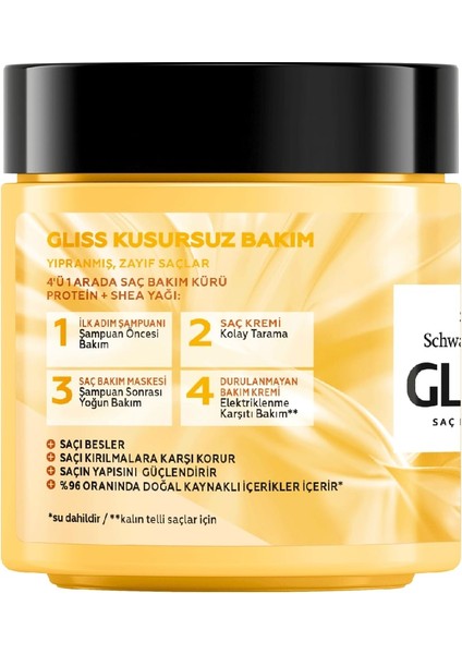 4'Ü 1 Arada Saç Bakım Kürü - Besleyici 400 Ml X 2 Adet indirimleri
