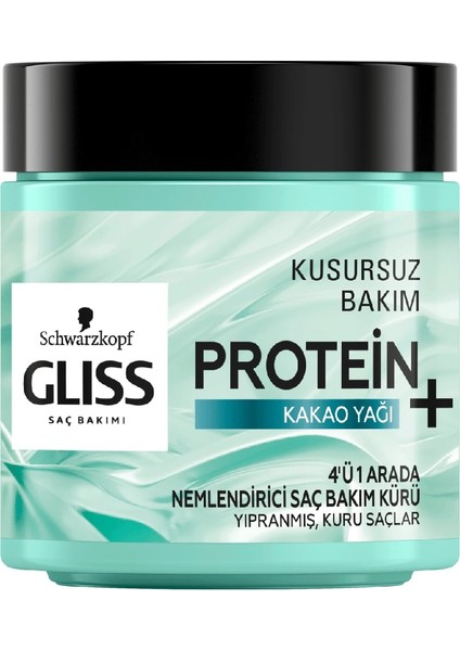 4'Ü 1 Arada Saç Bakım Kürü - Nemlendirici 400 Ml X3 Adet