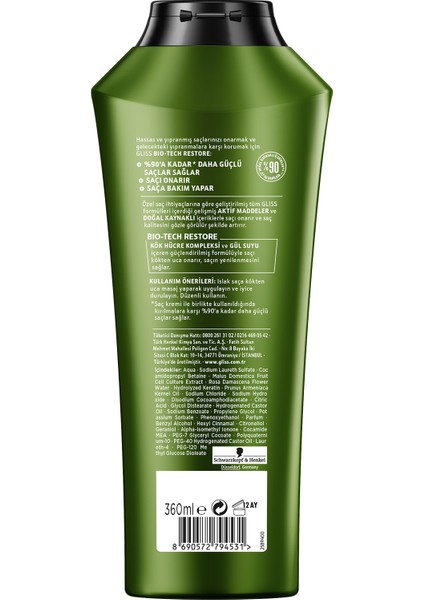 Bio-Tech 360 Ml X 6 Adet