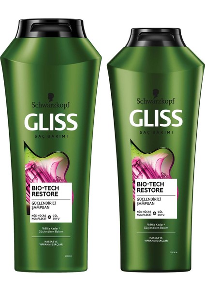 Bio-Tech Restore Şampuan 500 Ml + Şampuan 360 Ml