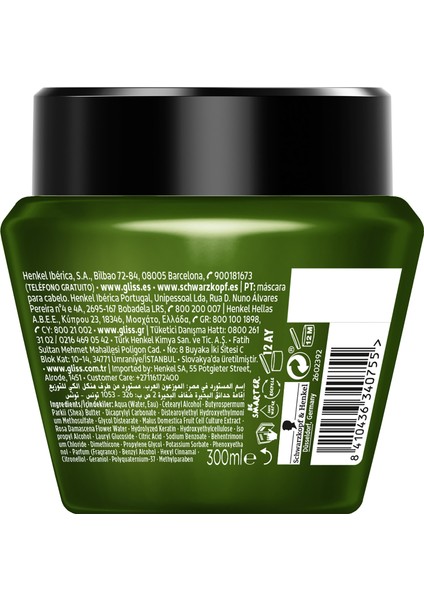 Bio-Tech Şampuan 500 Ml + Gliss Bio-Tech Saç Bakım Maskesi 300 Ml