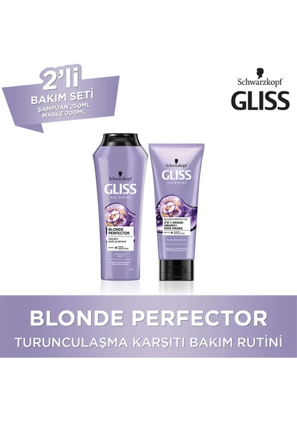 Blonde Perfector Mor Şampuan 250 Ml + Mor Maske 200 Ml