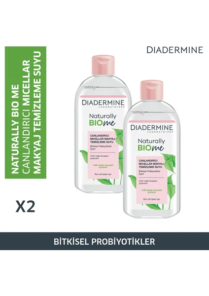 Dıadermıne Naturally Beo Me Canlandırıcı Mıcellar Makyaj Temizleme Suyu X 2 Adet