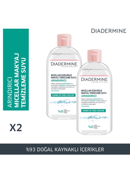 Arındırıcı Micellar Kusursuz Makyaj Temizleme Suyu 400 Ml X 2