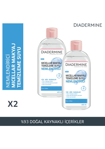 Nemlendirici Micellar Kusursuz Makyaj Temizleme Suyu 400 Ml X 2