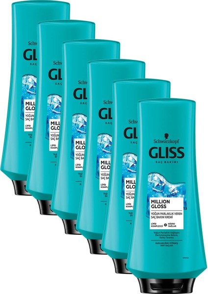 Million Gloss Saç Kremi 360 Ml X 6 Adet