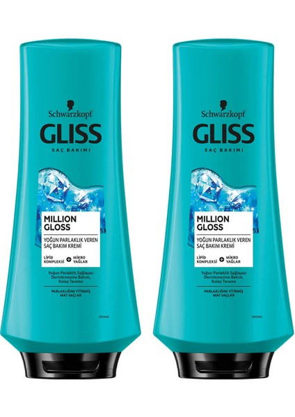 Million Gloss Saç Kremi 360 Ml X 2 Adet fiyatları