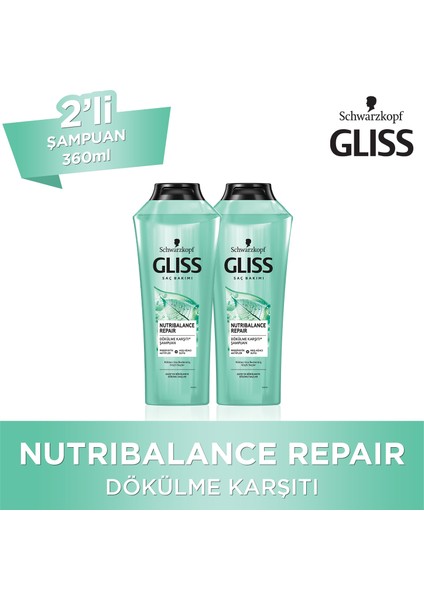 Nutribalance Şampuan 360 Ml X2 Adet