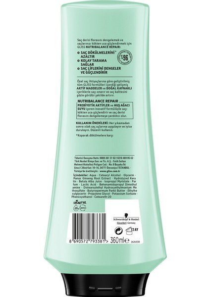 Nutribalance Saç Kremi 360 Ml X2 Adet indirimleri