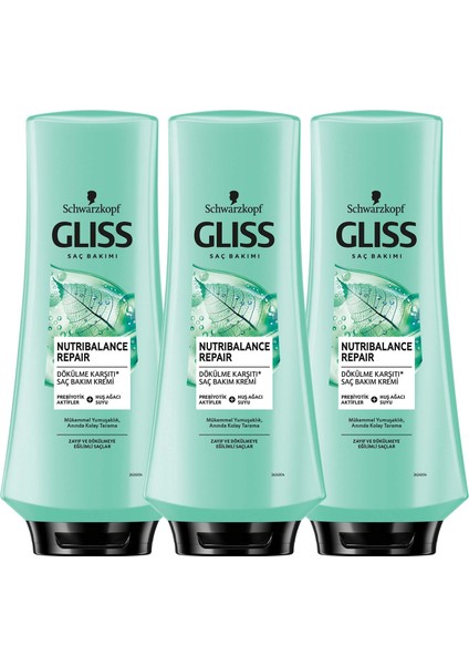Nutribalance Saç Kremi 360 Ml X3 Adet fiyatları