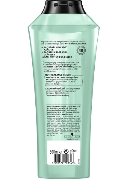 Nutribalance Şampuan 360 Ml X6 Adet