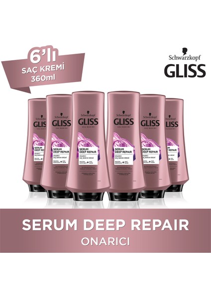 Serum Deep Repair Saç Kremi 360 Ml X 6 Adet